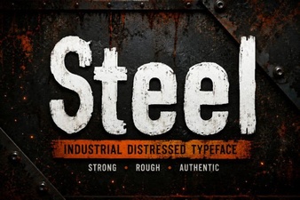 Steel Fonts for Bold Design Projects