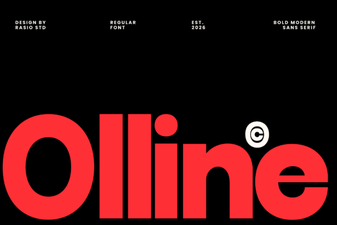 Olline Font: Creative Typography for Modern Projects